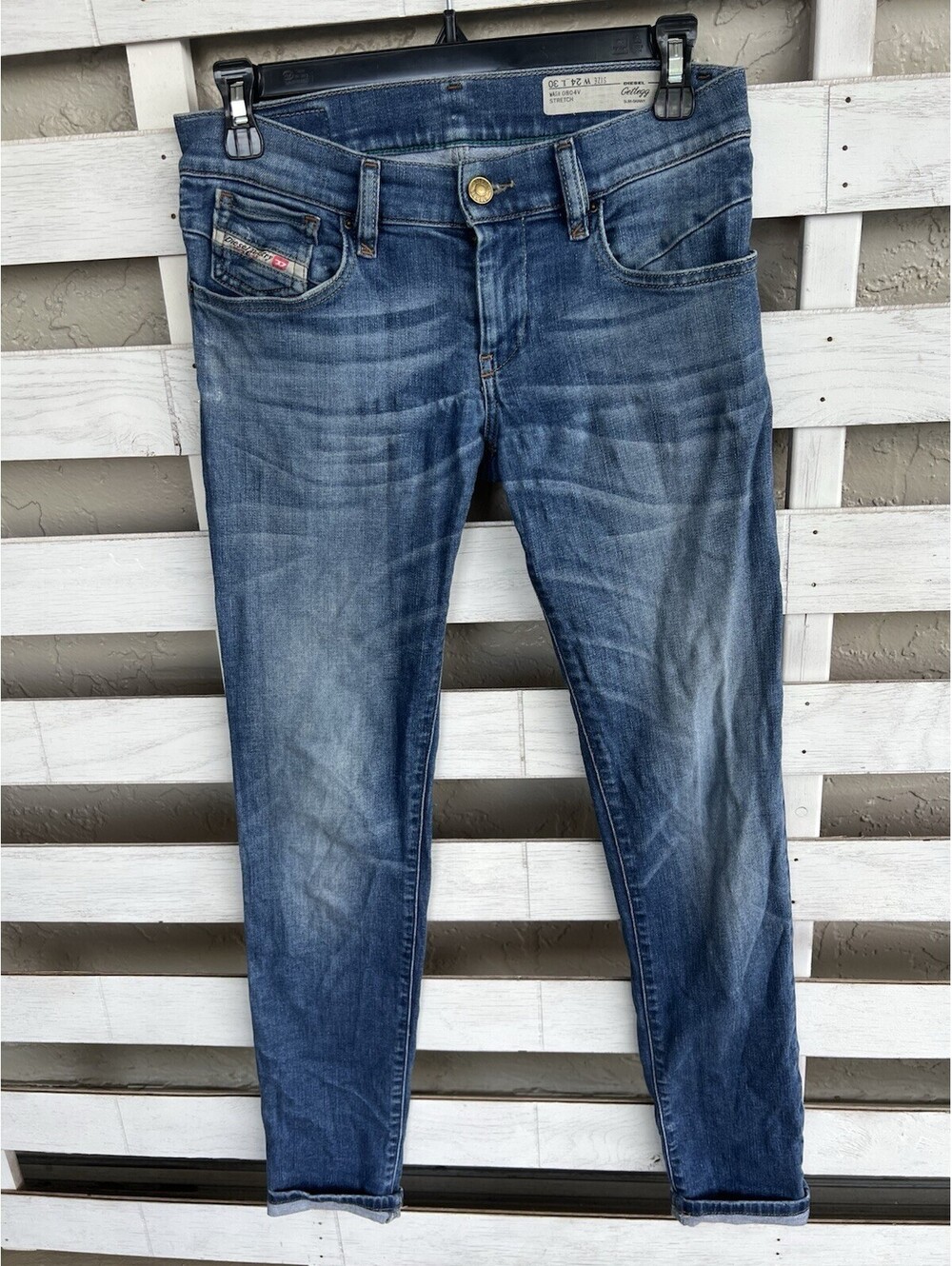 Diesel Getlegg Stretch Slim Skinny Jeans Women's Size W28xL30 Blue.